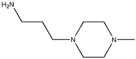 1-(3-氨丙基)-4-甲基哌嗪结构式