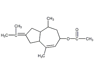 1,2,3,3a,4,5,6,8a-octahydro-2-isopropylidene-4,8-dimethylazulen-6-yl acetate
