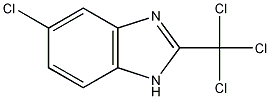 5-氯-2-(三氯甲基)苯并咪唑结构式