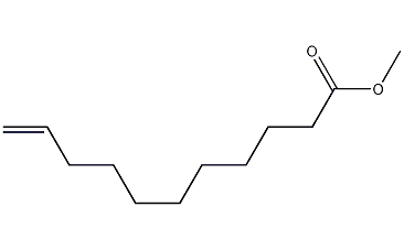 十一碳烯酸甲酯结构式