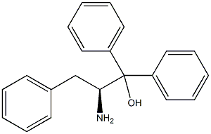 (S)-(−)-2-氨基-1,1,3-三苯基-1-丙醇结构式