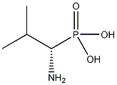 (S)-(-)-(1-氨基-2-甲丙基)膦酸结构式