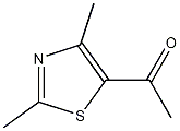 5-乙酰基-2,4-二甲基噻唑结构式
