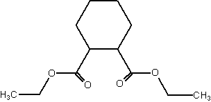 1,2-环己二羧酸二乙酯结构式