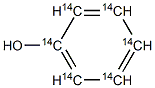 苯酚-UL-14C结构式