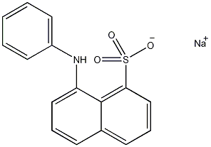 8-苯胺基-1-萘磺酸钠结构式