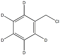 苄基氯-2,3,4,5,6-d5结构式