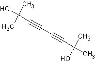 2,7-二甲基-3,5-辛二炔-2,7-二醇结构式