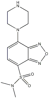 4-(N,N-Dimethylsulfamoyl)-7-piperazino-benzofurazan