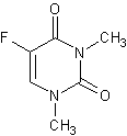 5-氟-1,3-二甲基尿嘧啶结构式