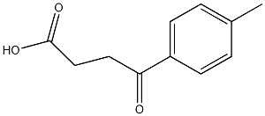 4-(4-甲基苯基)-4-氧代丁酸结构式