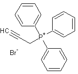 炔丙基三苯基溴化膦结构式