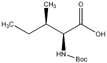 Boc-L-别异亮氨酸结构式