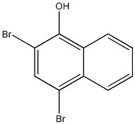 2,4-二溴-1-萘酚结构式