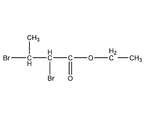 2,3-二溴正丁酸乙酯结构式