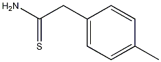 2-(对甲苯基)硫代乙酰胺结构式