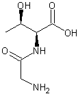 甘氨酰-L-苏氨酸结构式