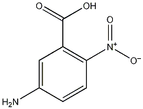 5-氨基-2-硝基苯甲酸结构式
