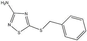 3-氨基-5-（苄硫）-1,2,4-噻二唑结构式