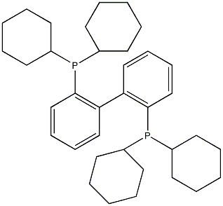 2,2'-双(二环己膦基)-1,1'-联苯结构式