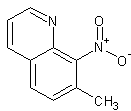 7-甲基-8-硝基喹啉结构式