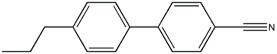 4-氰基-4'-丙基联苯结构式