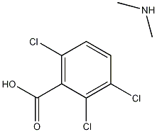 2,3,6-三氯苯甲酸二甲胺盐结构式