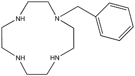 1-苄基-1,4,7,10-四氮环十二烷结构式