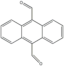 9,10-蒽二羧醛结构式
