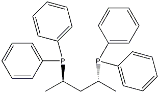 (2R,4R)-(+)-2,4-双(二苯基磷)戊烷结构式