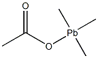 乙酰氧基三甲基铅(IV)结构式