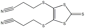 4,5-双(2-氰乙基硫代)-1,3-二巯基-2-硫结构式