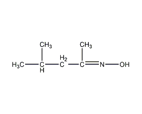 甲基异丁基酮肟结构式