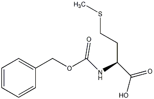 N-苄氧羰基-L-蛋氨酸结构式