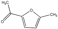 2-甲基-5-乙酰基呋喃结构式