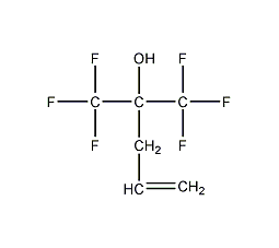 2-烯丙六氟异丙醇结构式