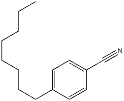 对-辛基苯基氰结构式