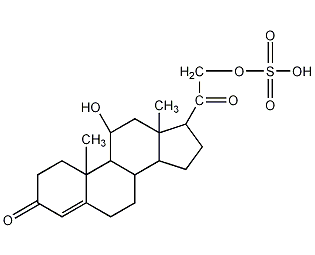 皮质酮硫酸盐结构式