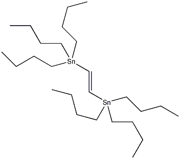 反-1,2-二(三丁基甲锡烷基)乙烯结构式