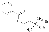 苯甲酰溴化胆碱结构式
