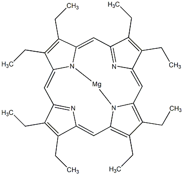 2,3,7,8,12,13,17,18-八乙基-21H,23H-卟吩镁结构式