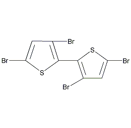 3,3',5,5'-四溴-2,2'-联噻吩结构式
