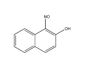 1-亚硝基-2-萘酚结构式