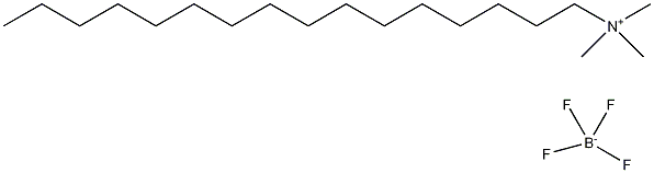 N-十六烷基三甲基铵四氟硼酸结构式
