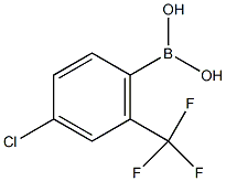2-氯-5-(三氟甲基)苯硼酸结构式