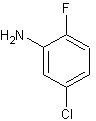 5-氯-2-氟苯胺结构式