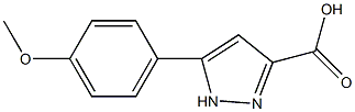 3-(4-甲氧苯基)-1H-吡唑结构式