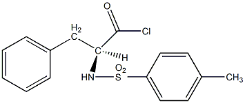 N-对甲苯磺酰-L-苯内氨酛氯结构式