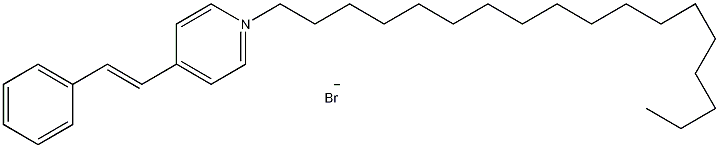 N-正十八烷基-4-苯乙烯基吡啶溴结构式