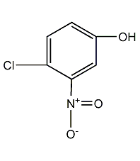 4-氯-2-硝基苯酚结构式